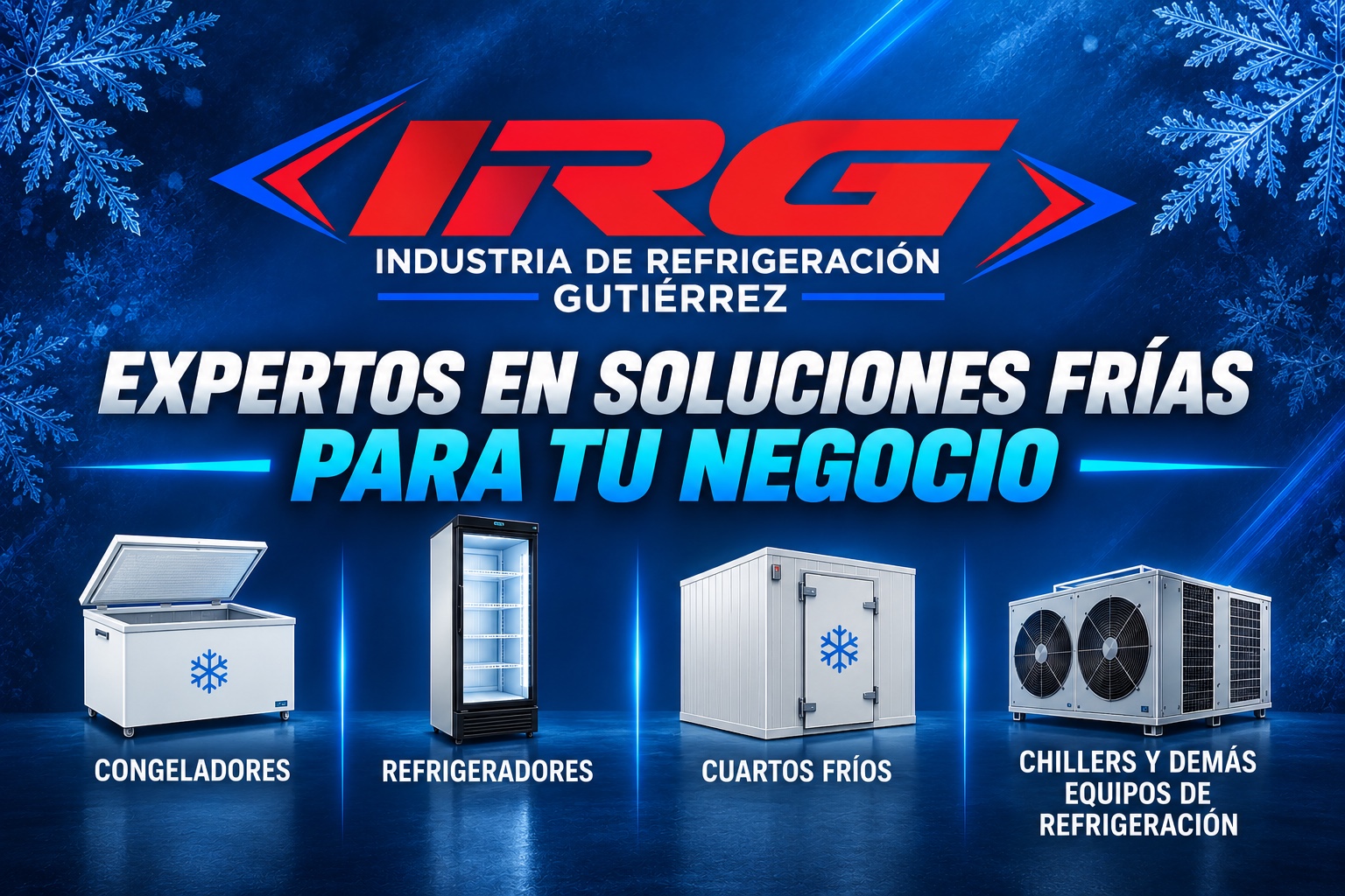 Equipos de refrigeración comercial e industrial